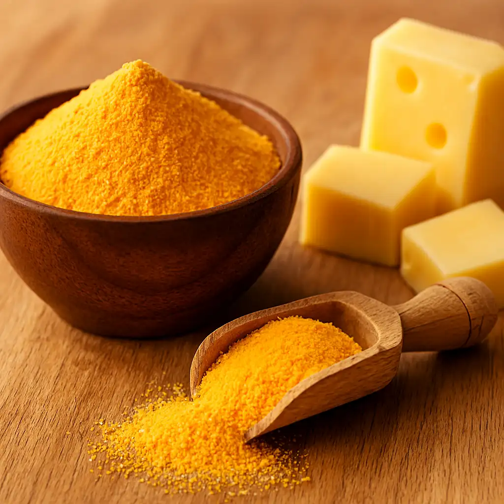 colored cheese powder